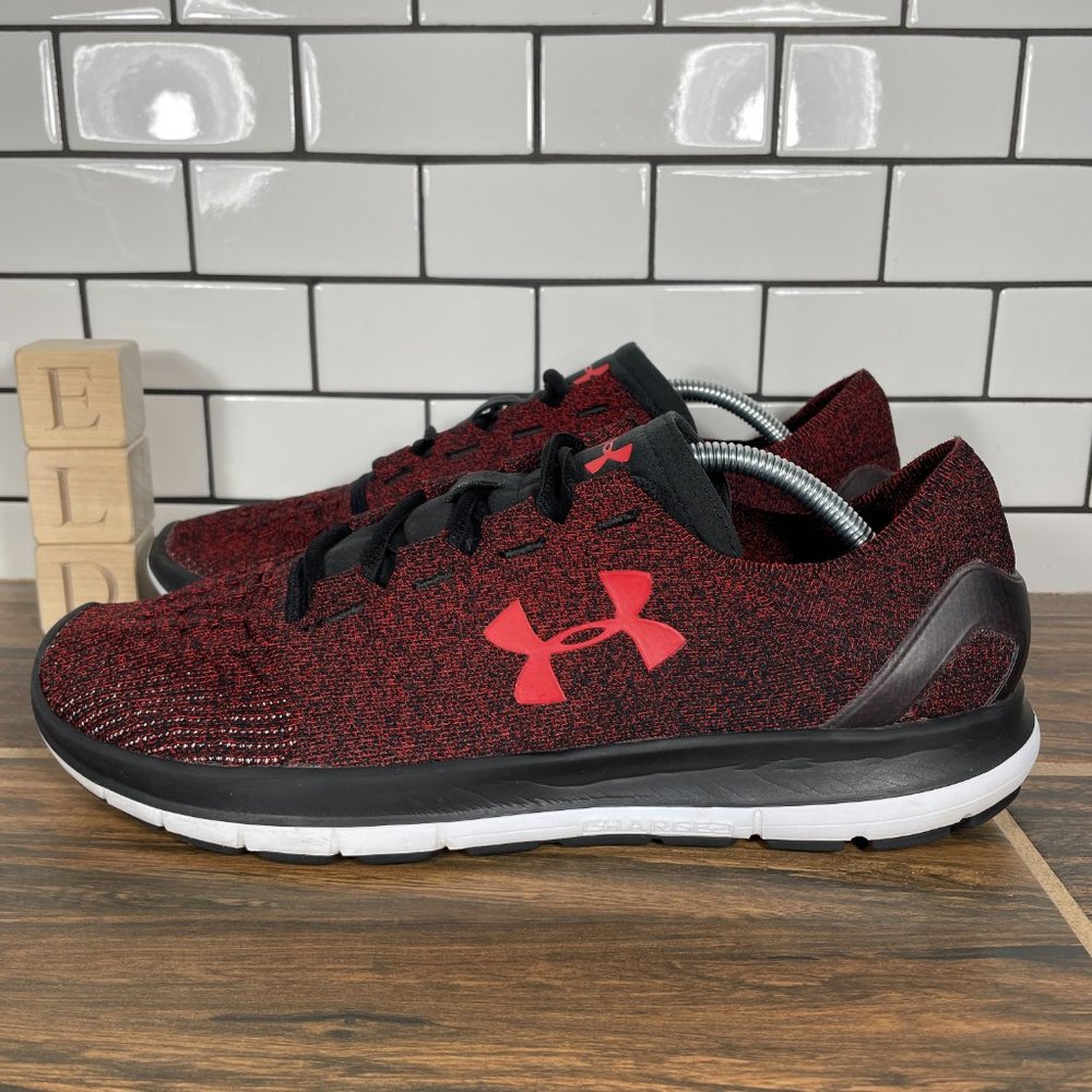 Under Armour SpeedForm Slingride Running Shoes Mens Size 13 Anthem Red Sneakers